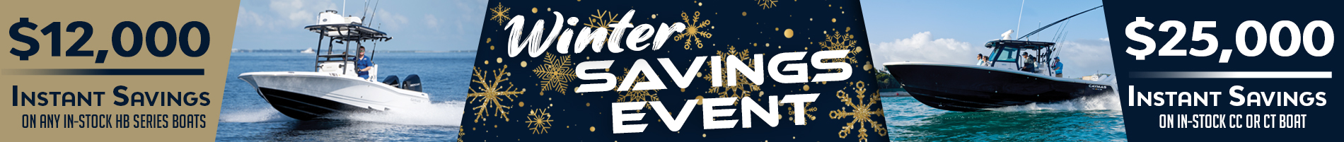 Caymas Winter Savings Image Saltwater Banner